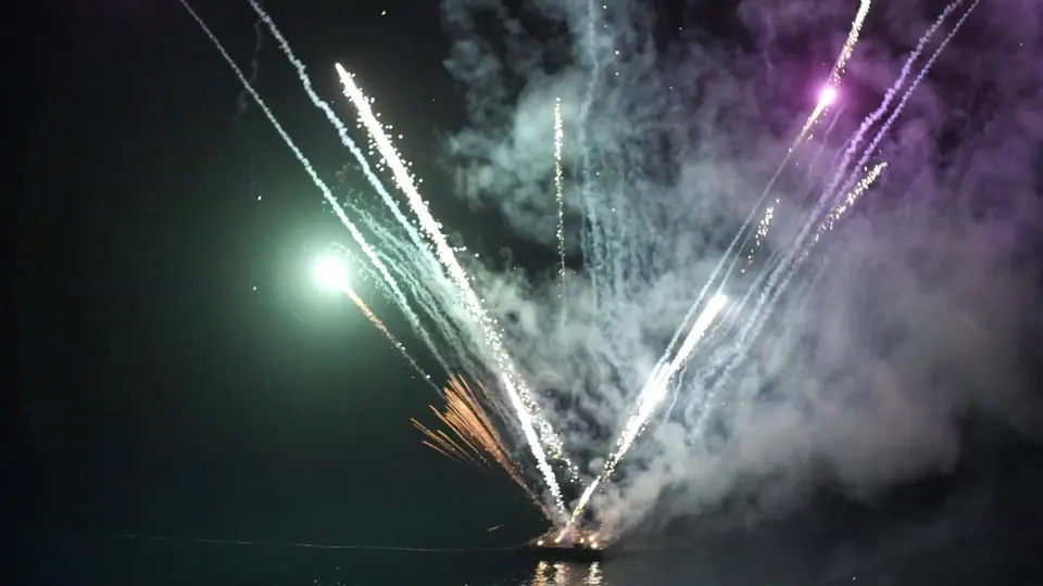 Weddings: pyromusical show on the Amalfi Coast